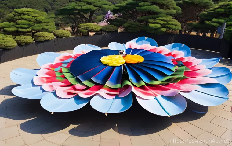 부채춤 공연 일정 - **Prompt 1: Elegant Fan Dance Performance**
    A group of graceful Korean women performing the Buch...